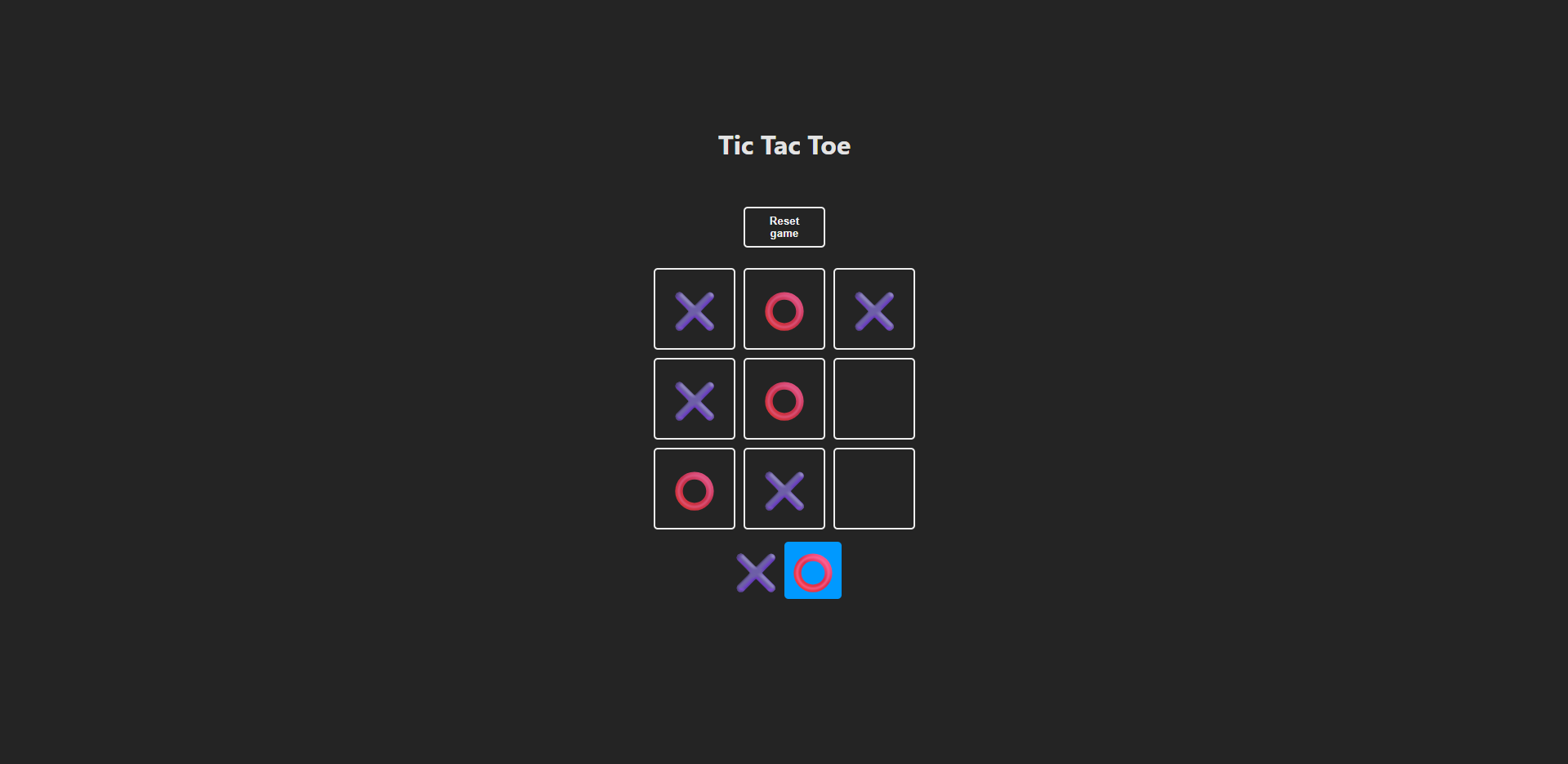 Screenshot de Tic Tac Toe